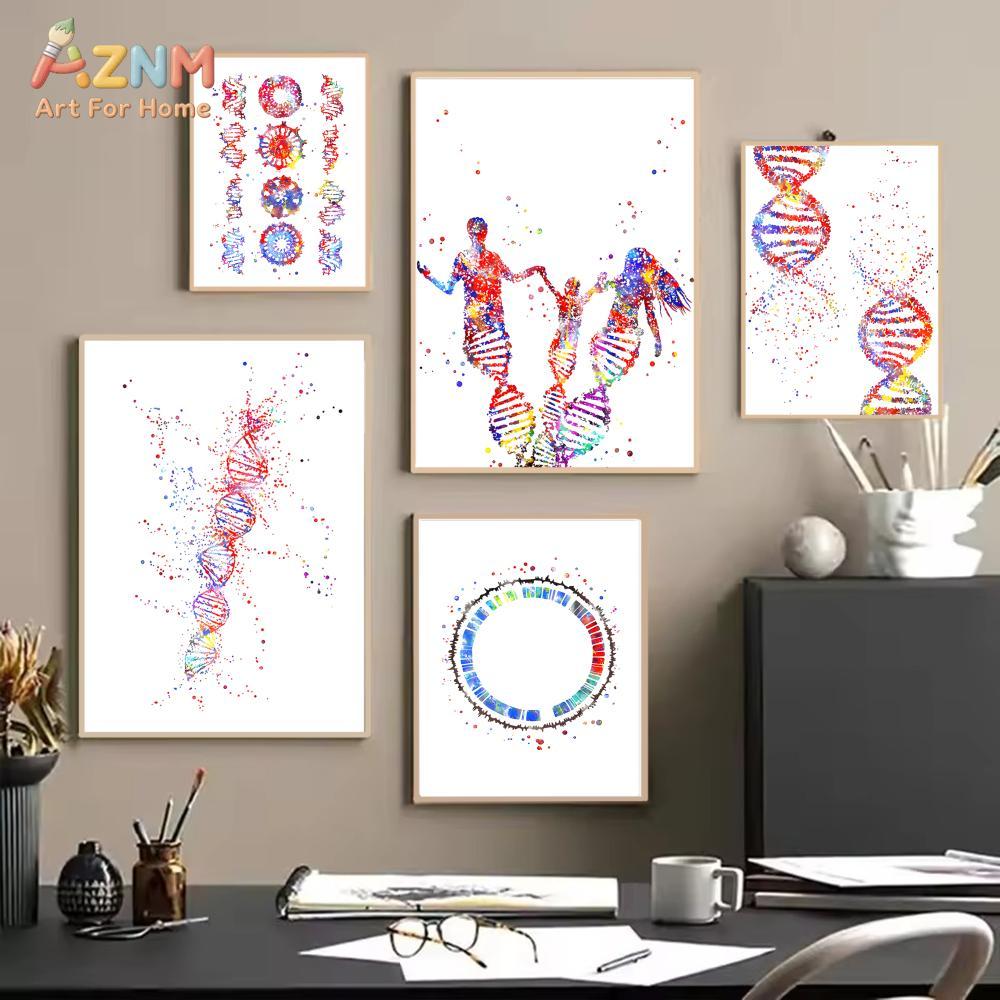 AZNM Kolorowy Obraz na Płótnie – Medical Lab Posters recenzja i cena