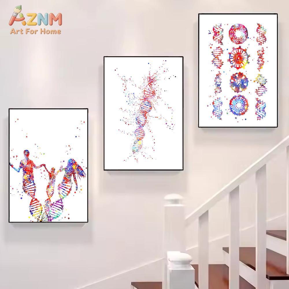 AZNM Kolorowy Obraz na Płótnie – Medical Lab Posters recenzja i cena
