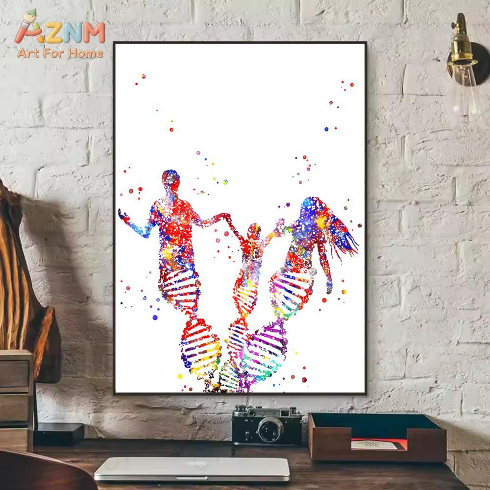 AZNM Kolorowy Obraz na Płótnie – Medical Lab Posters recenzja i cena